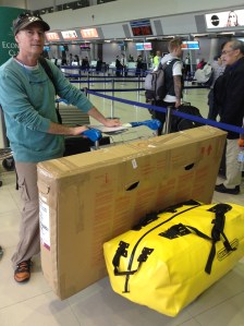 Perth airport - one bag one bike